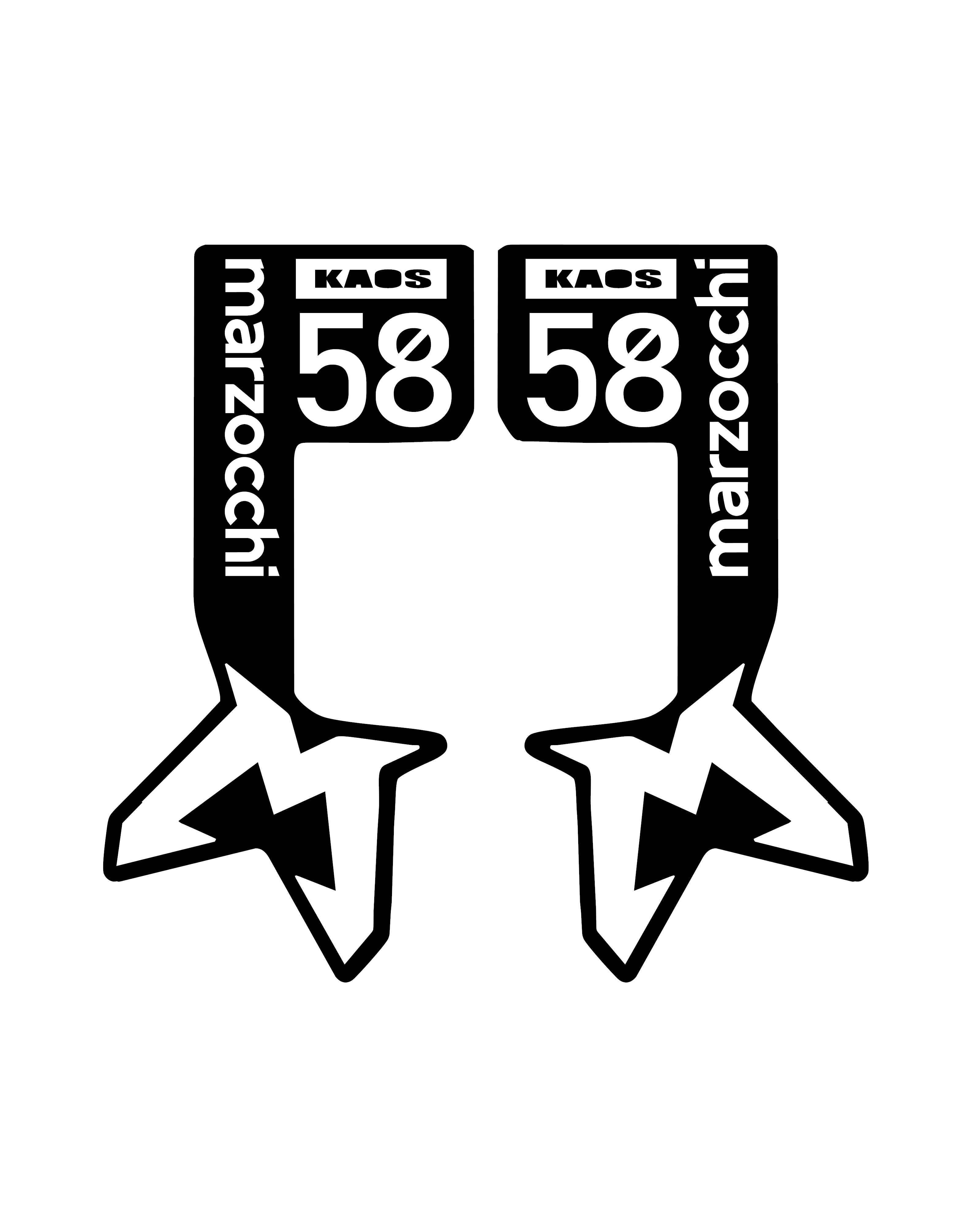 Marzocchi 58 style Fork Decal
